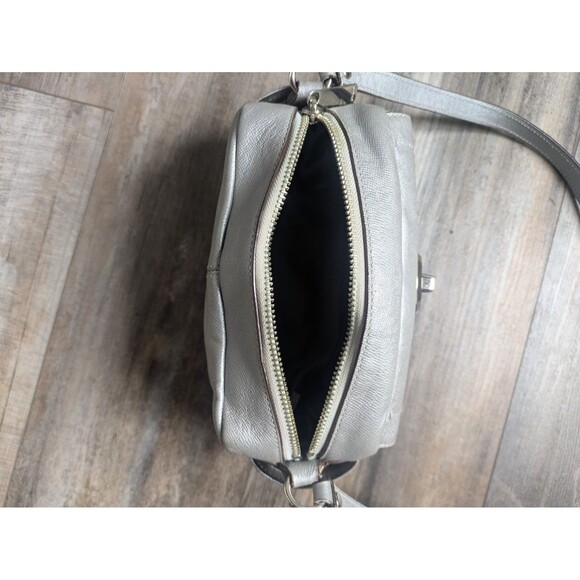 Coach Campbell Turnlock Crossbody Camera Bag Silver With Silver Hardware F24843 - Picture 7 of 9